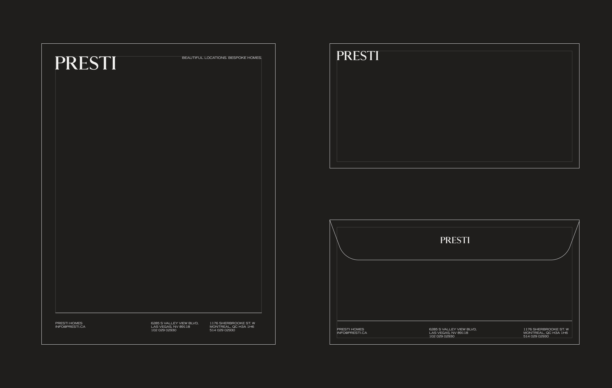 Presti brand identity